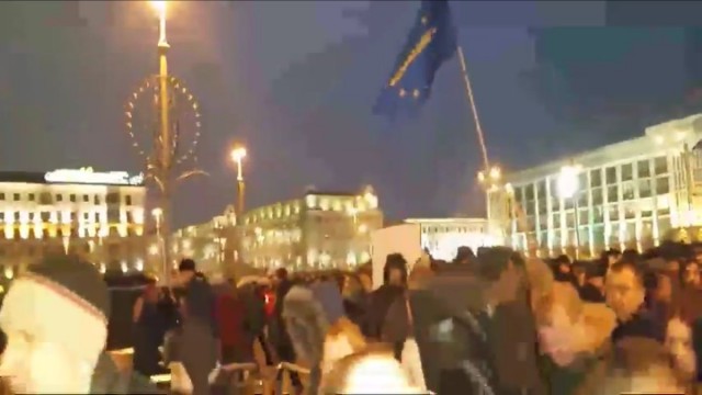 Митинг в Беларусии