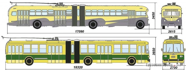 Сочленённый троллейбус ТС-1