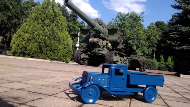 Детский грузовик "ЗИС-5" СКЗ (Сызрань) 40-х годов