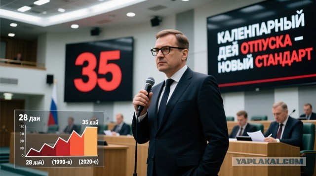 В Госдуме хотят увеличить оплачиваемый отпуск до 35 календарных дней для всех россиян
