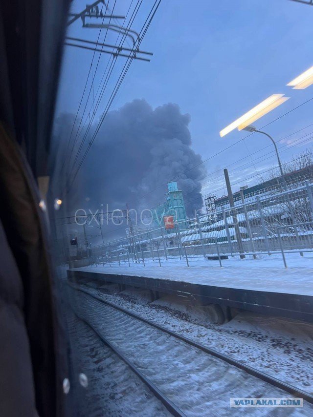 В Тверской области после атаки БПЛА возник пожар на предприятии Х