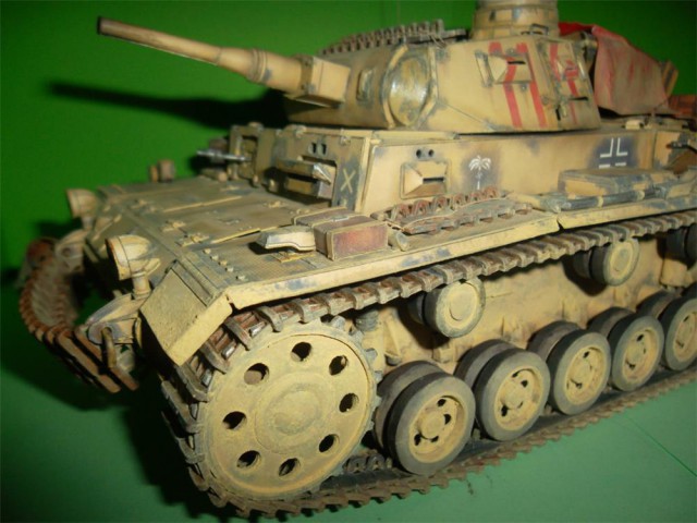 Pz.Kpfw.III Ausf.G - модель из бумаги