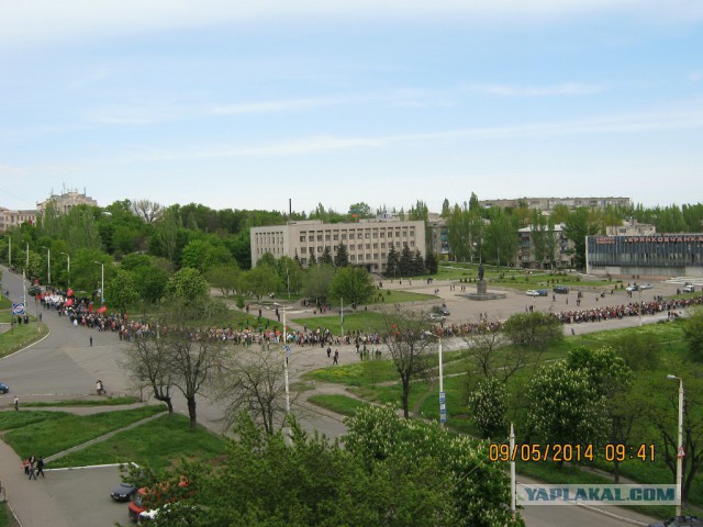 9 Мая из маленького города Брянка Луганской обл.