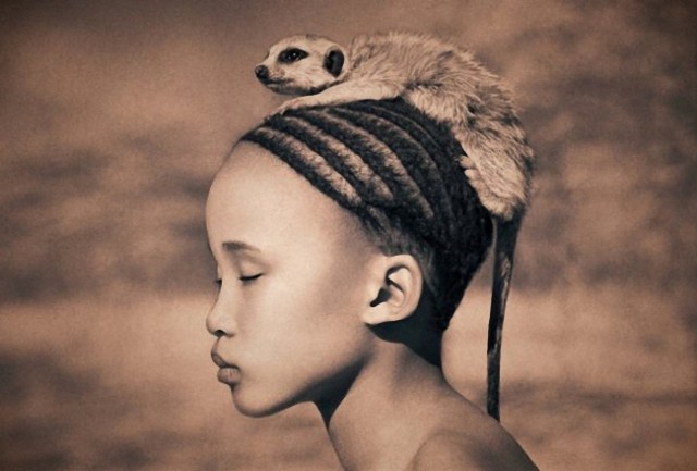 Дети и животные в фотографиях Елены Карнеевой