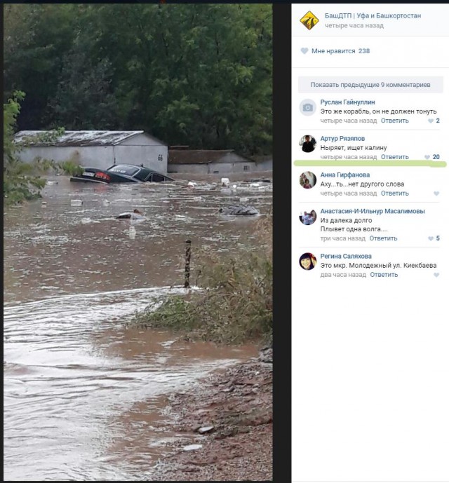 Уфа поплыла