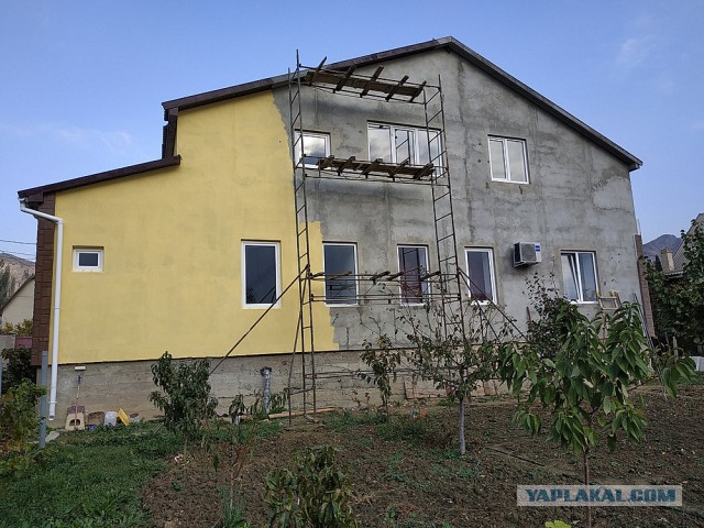 Фасадные работы или как я отгулял в очередном отпуске