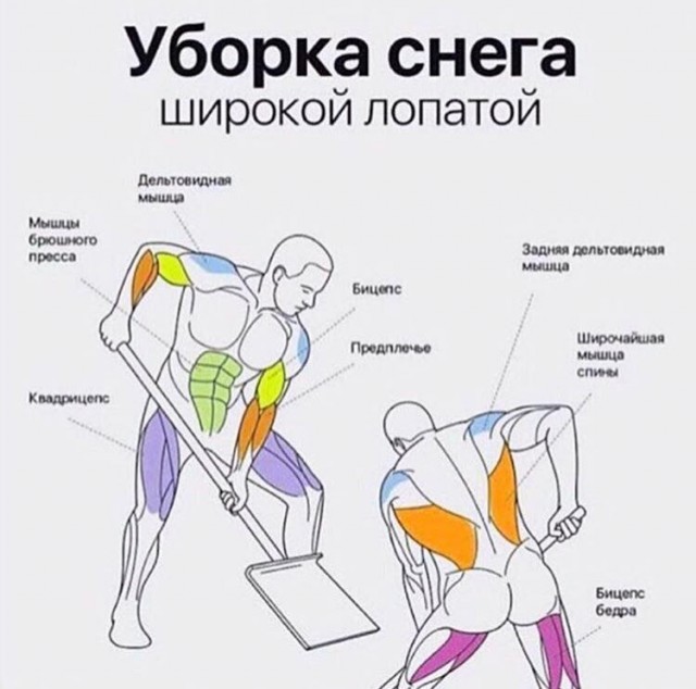 А как вы убираете снег?