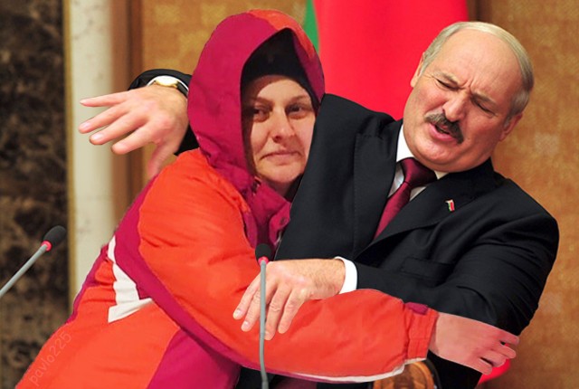 Фотожаба: Девушка и снеговик