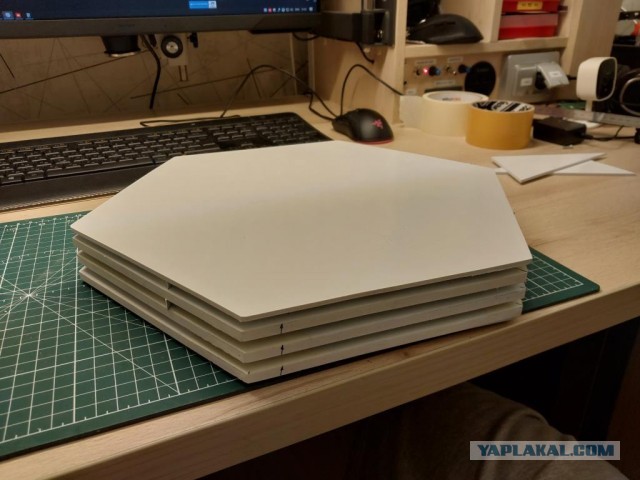 DIY полочки соты