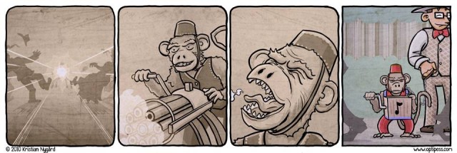 О чем мечтает обезьянка