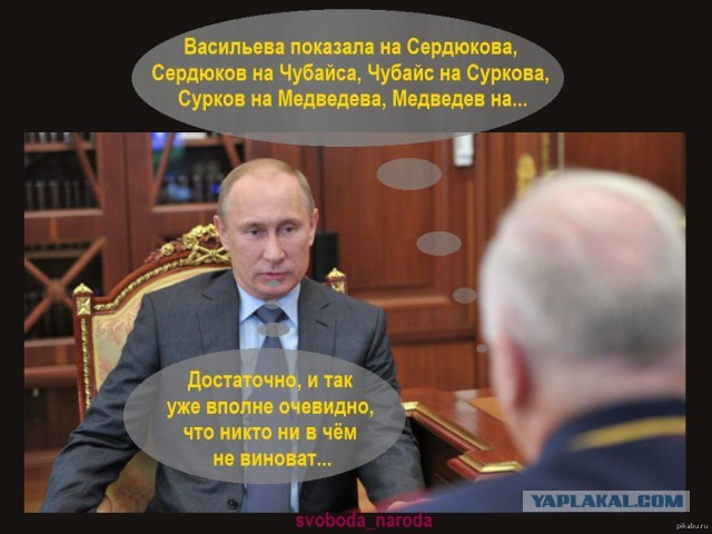 Новые обвинения Васильевой