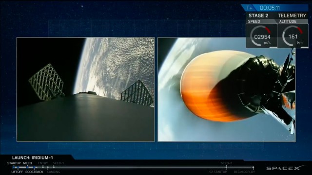 Онлайн: Запуск Falcon 9 с 10 спутниками Iridium NEXT
