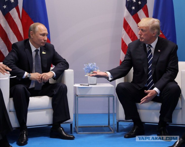 Фото: Первая встреча Путина и Трампа