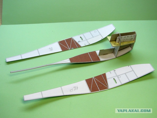 Ansaldo A.1 Balilla. Модель самолета из бумаги