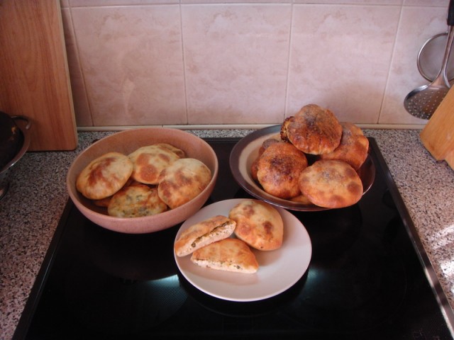 Лепёшки с сыром