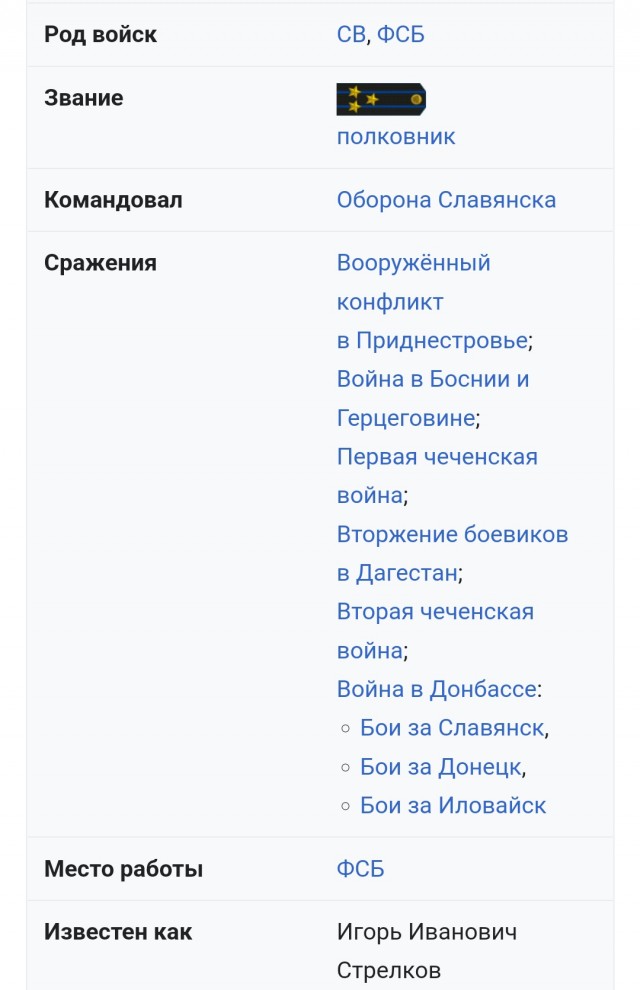 Некисло так Стрелкова оценили.