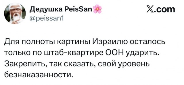 Снова про израильскую военщину