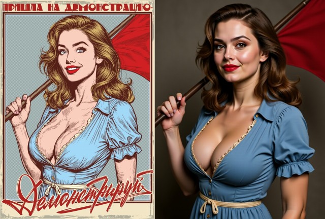 Яркое и лаконичное визуальное искусство, созданное для быстрой агитации, пропаганды и связи с народом