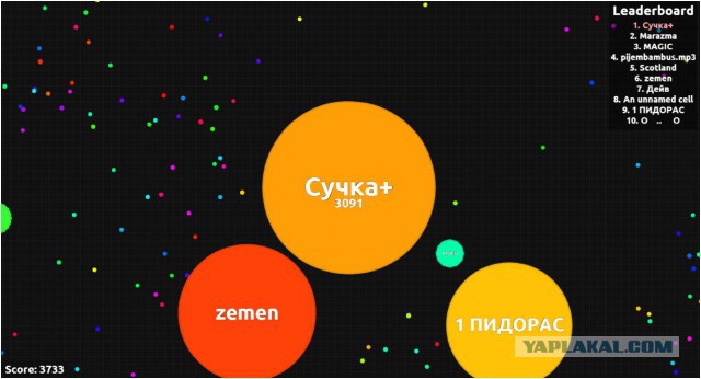 Симулятор жизни: agar.io