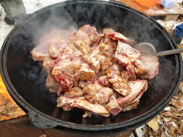 Блюда для казана, на природе и свежем воздухе