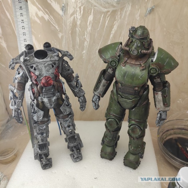 Модельки силовой брони из Fallout 4 и 76