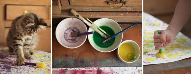 Шедевральные работы 5-летней художницы