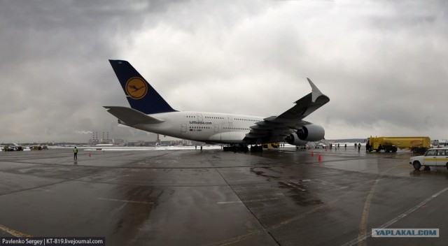 Airbus A380 снаружи и внутри