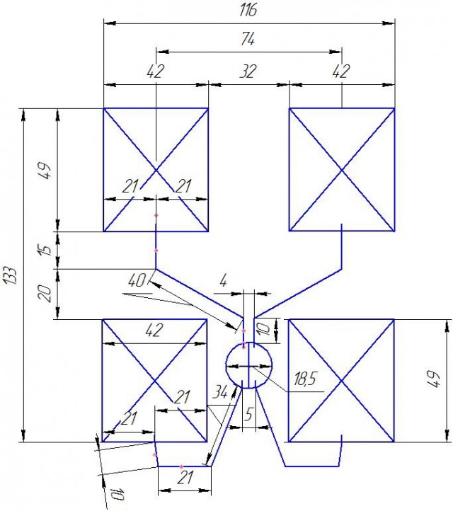 Вай фай пушка чертеж