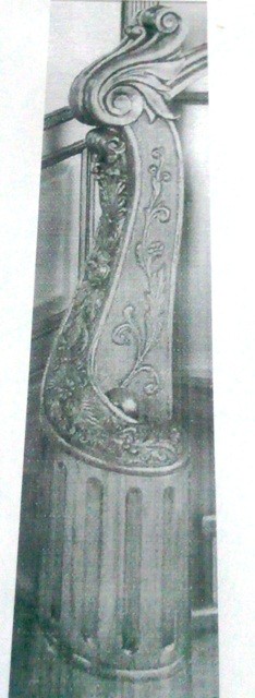 Изготовление заходного столба на лестницу