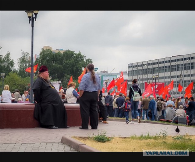Как я сегодня на митинг (согласованный) сходил 28.07.2108