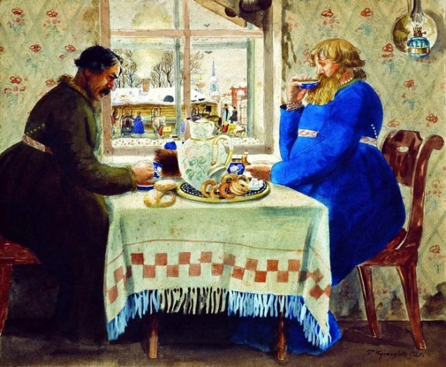 Чаепитие в Российской империи