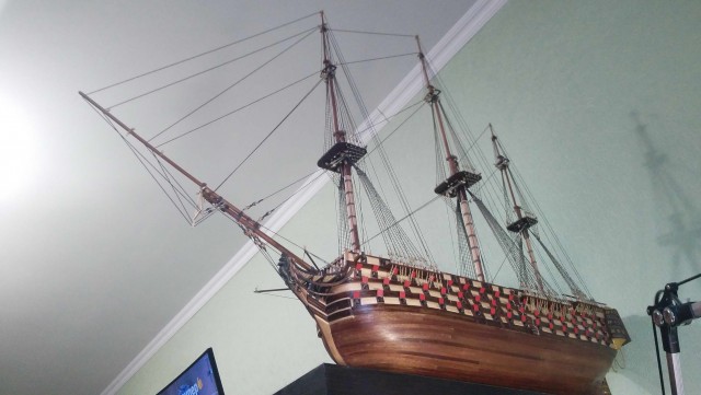 Постройка модели линкора Santisima Trinidad