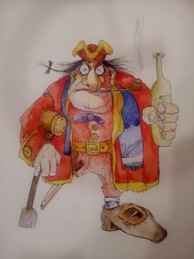 И опять трудноузнаваемые персонажи от малоизвестного художника