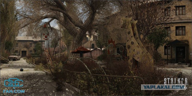 Киев - прогулка по Лиманску из игры S.T.A.L.K.E.R.