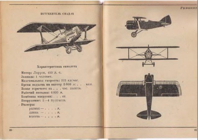Силуэты самолетов Второй Мировой