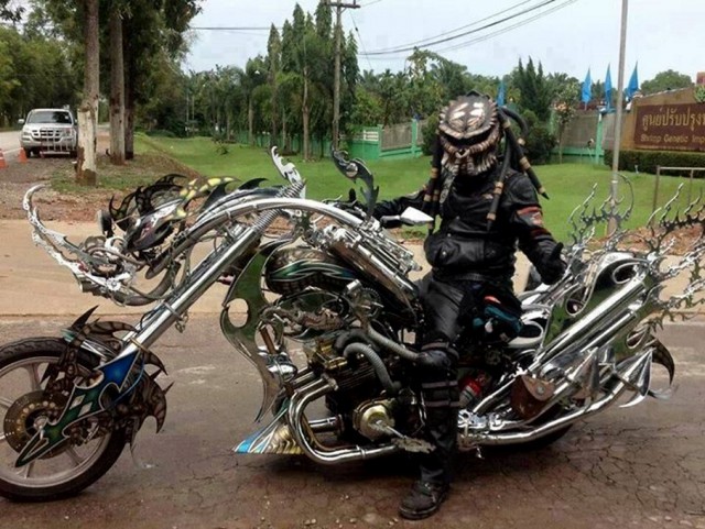 Необычные мотоциклы в стиле дизельпанк