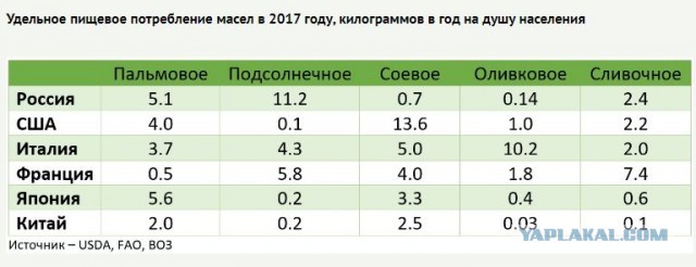 Пальмовое масло выросло в цене на 120 % и продолжает дорожать