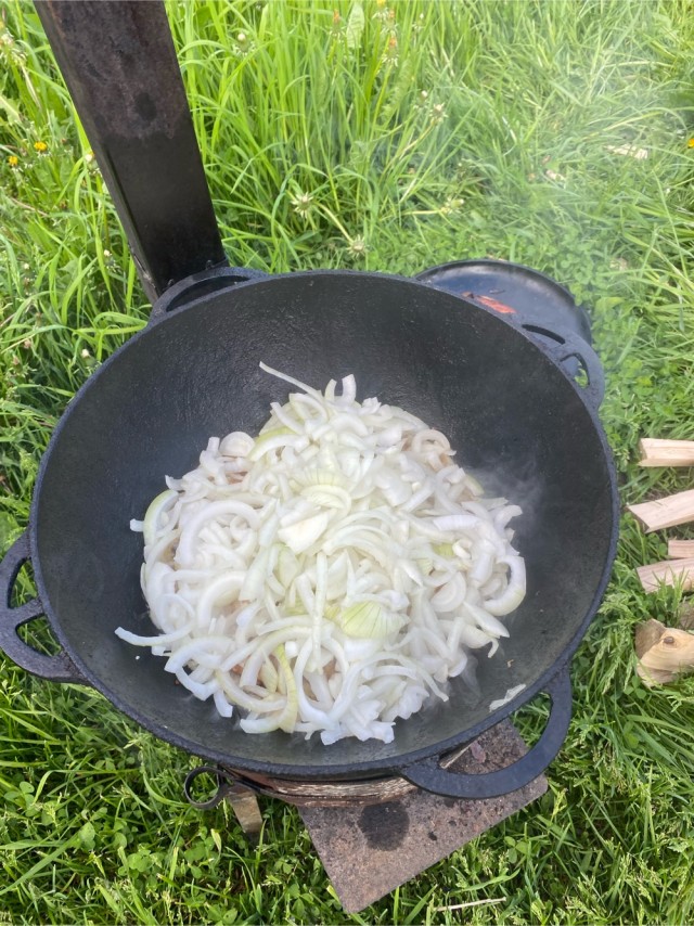 Рисовая каша со свининой