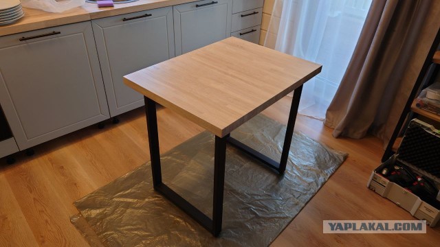 Изготовление стола из ипе и дуба