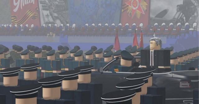 Парад Победы в заблокированном Roblox