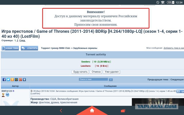 Хакерская группа заблокировала крупнейшие торренты