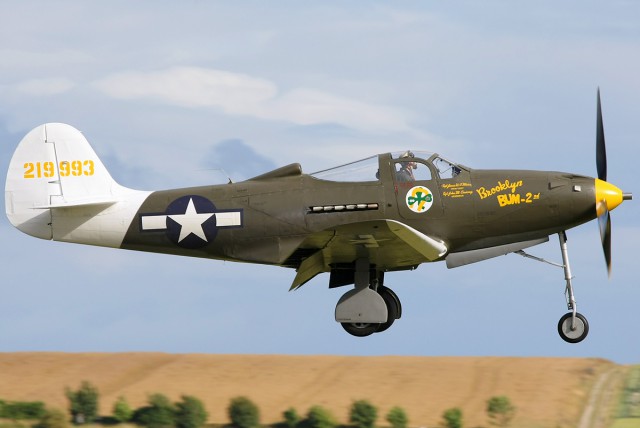 Покрышкин Александр Иванович и его истребитель Bell P-39 Airacobra