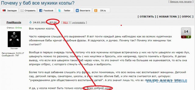 Почему у баб все мужики козлы?
