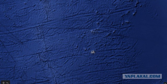 Археолог с помощью Google Earth обнаружил аномалию на дне Тихого океана