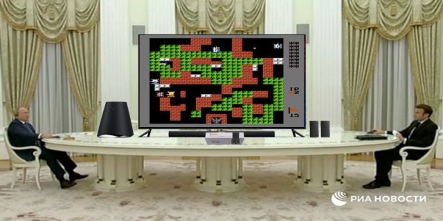 Встреча Путина и Макрона