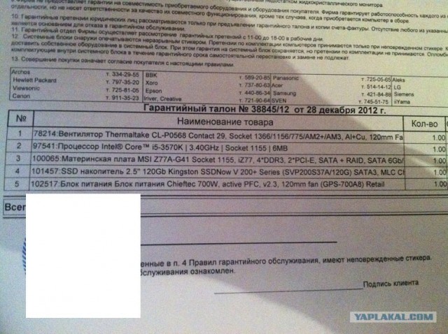 Прошу помочь в оценке стоимости ПК