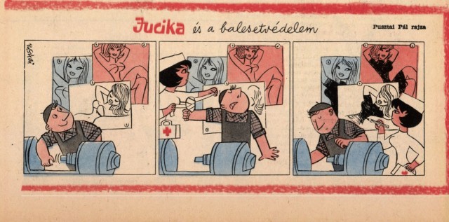 Юцика (Jucika) – ретро-комиксы о неунывающей девушке, к которой ревновала своего мужа жена художника