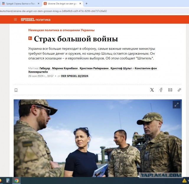 Spiegel: Страны Балтии пригрозили отправить войска на Украину при прорыве ВС РФ
