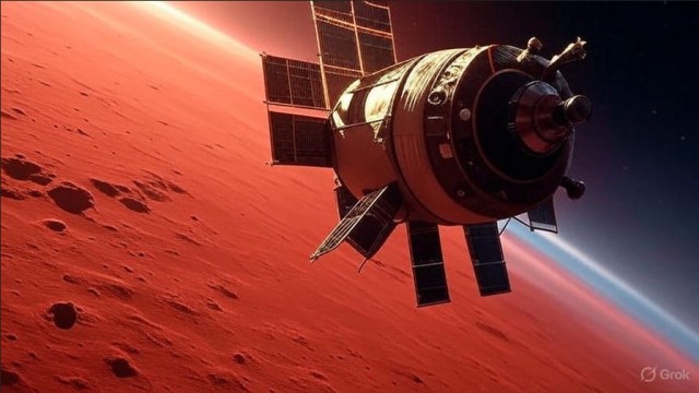 Роскосмос нацелился на Марс: новый российский космический корабль с ядерным двигателем позволит доставлять на марсианскую орбиту