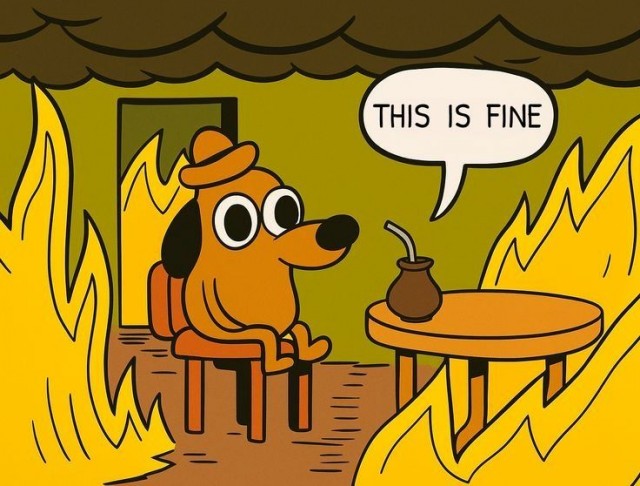 В Туле бабушка в сильный снегопад расчистила лавочку и спокойно сидит, словно ничего не произошло